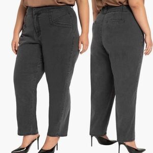 NWT Eloquii The Gena Fit High Waist Straight Leg Jeans 14